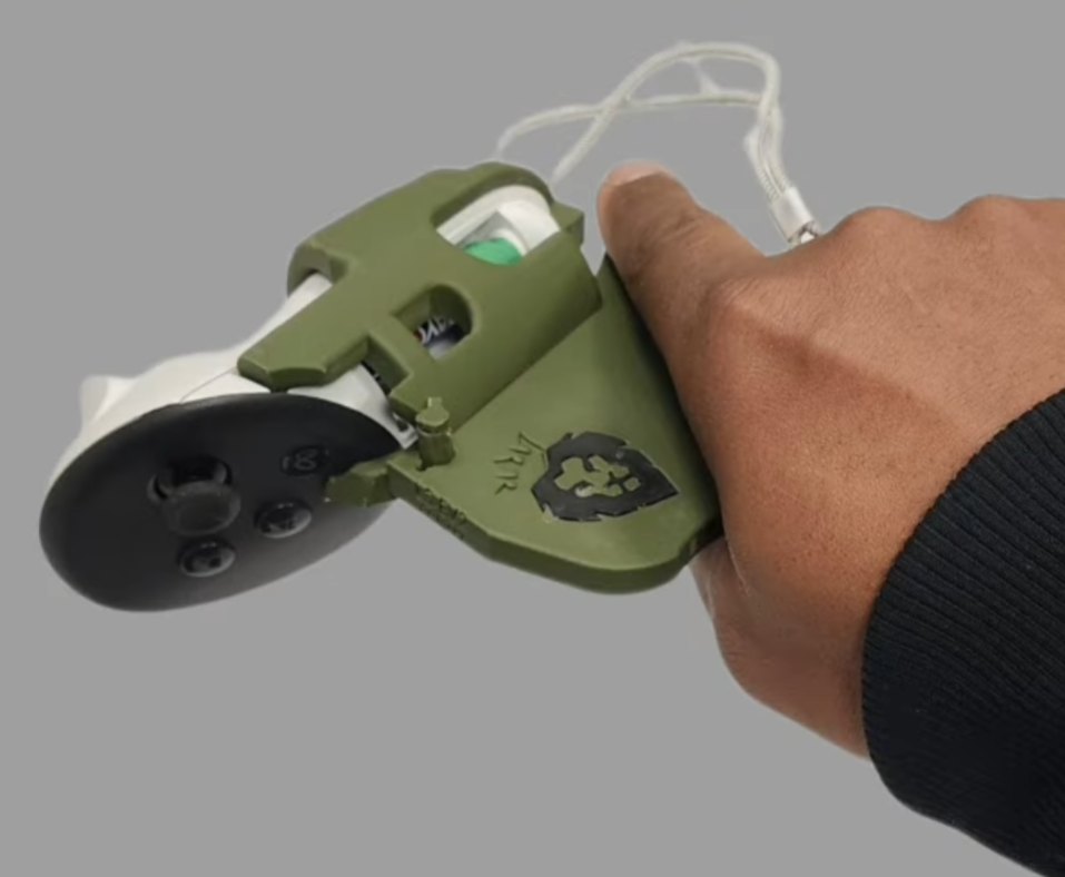 Olive Ls4life adapter with emblem and wrist strap