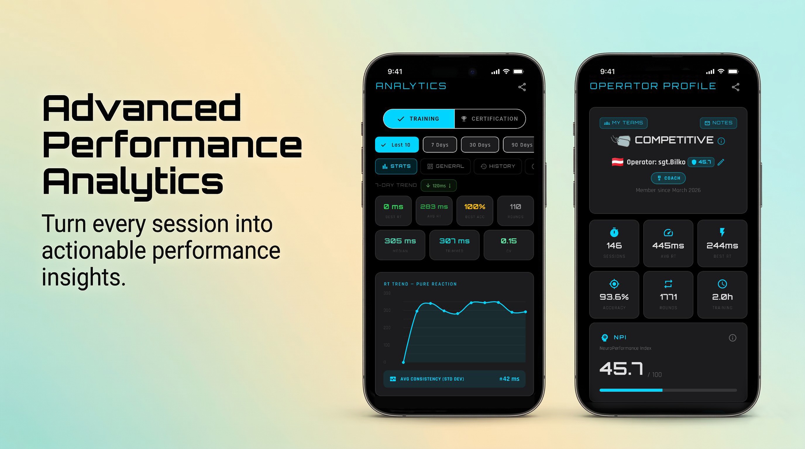 Clinical-Grade Analytics — NeuroStrike