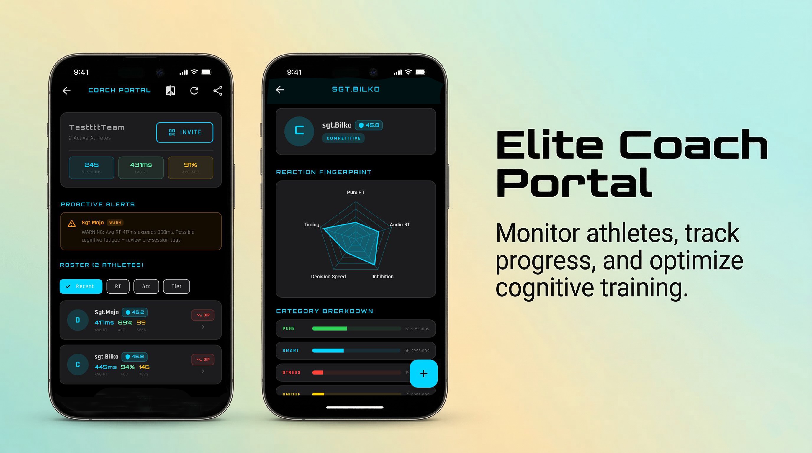 Elite Coach Portal — NeuroStrike